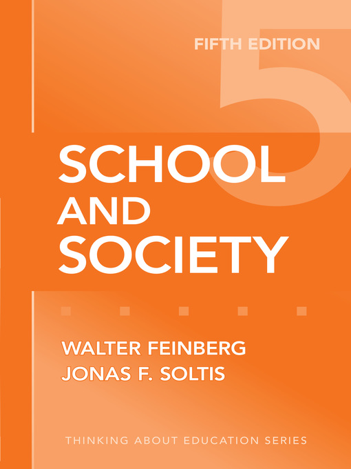 Upplýsingar um School and Society eftir Walter Feinberg - Biðlisti